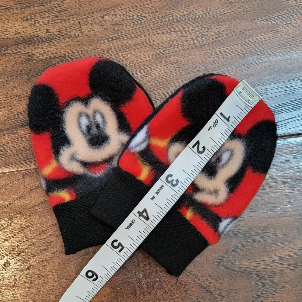 Mickey Mouse Disney Fleece Baby Mittens